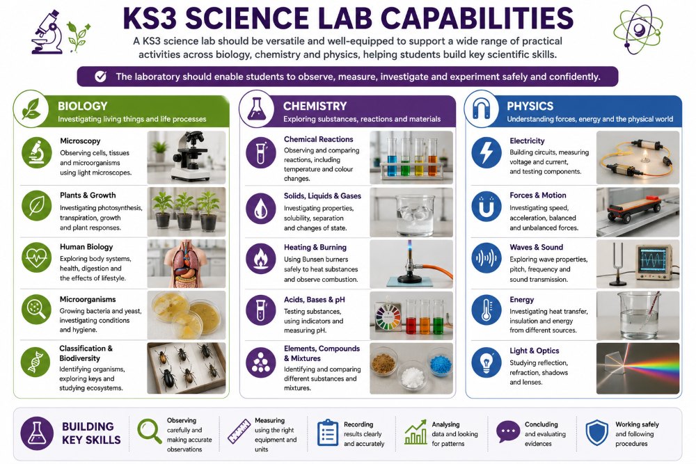 KS3 Science Lab Capabilities