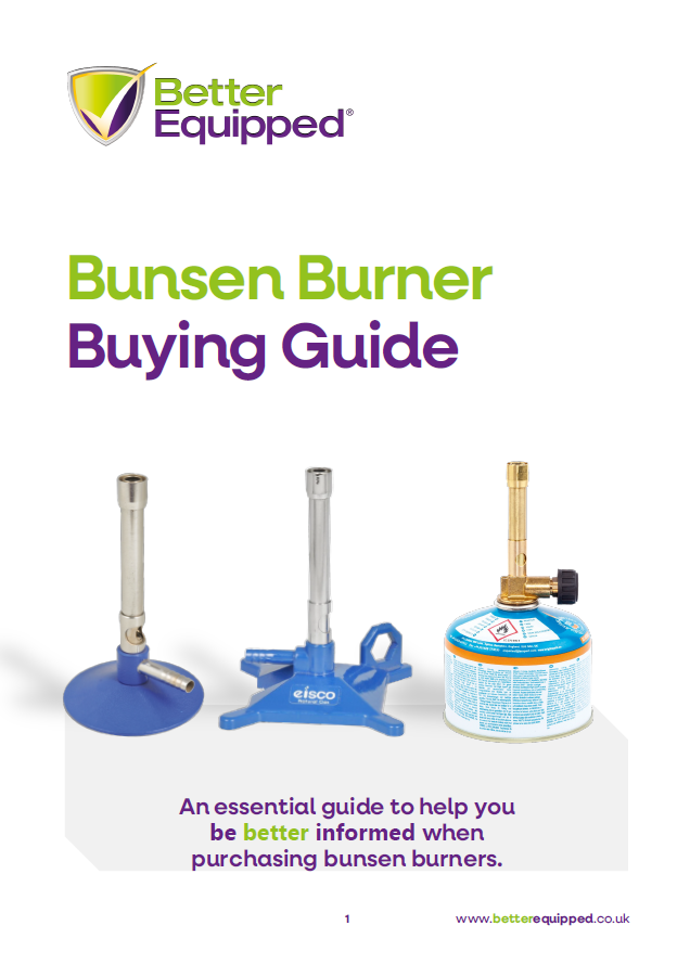Downloadable PDF version of Bunsen Burner Buying Guide from Better Equipped