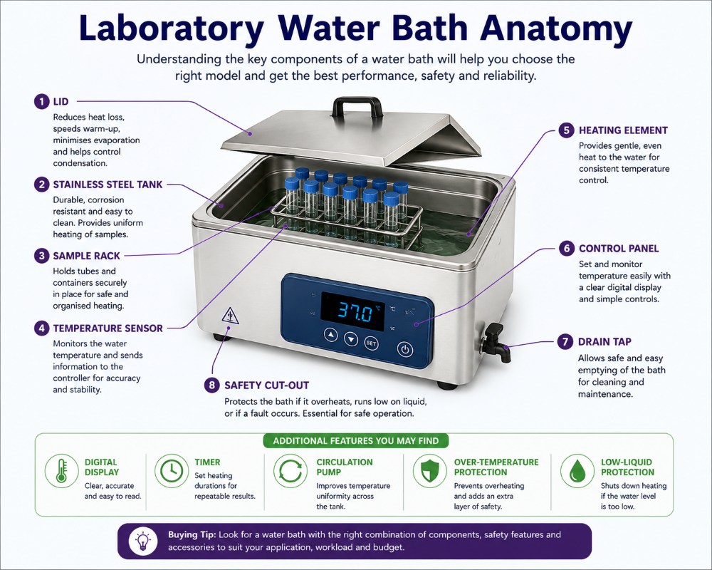 Water bath anatomy