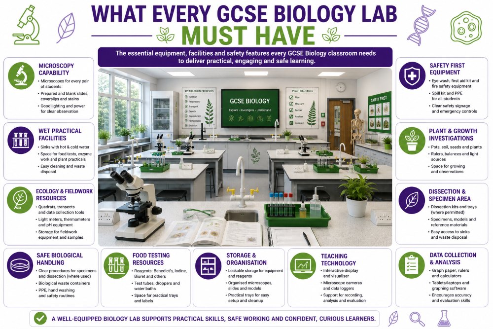 What Every GCSE Biology Lab Must Have Graphic