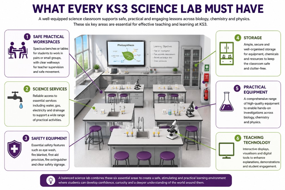 What Every KS3 Science Lab Must Have Graphic