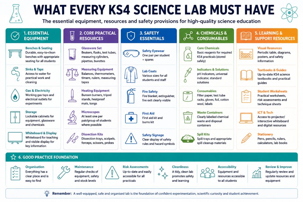 What Every KS4 Science Lab Must Have Graphic