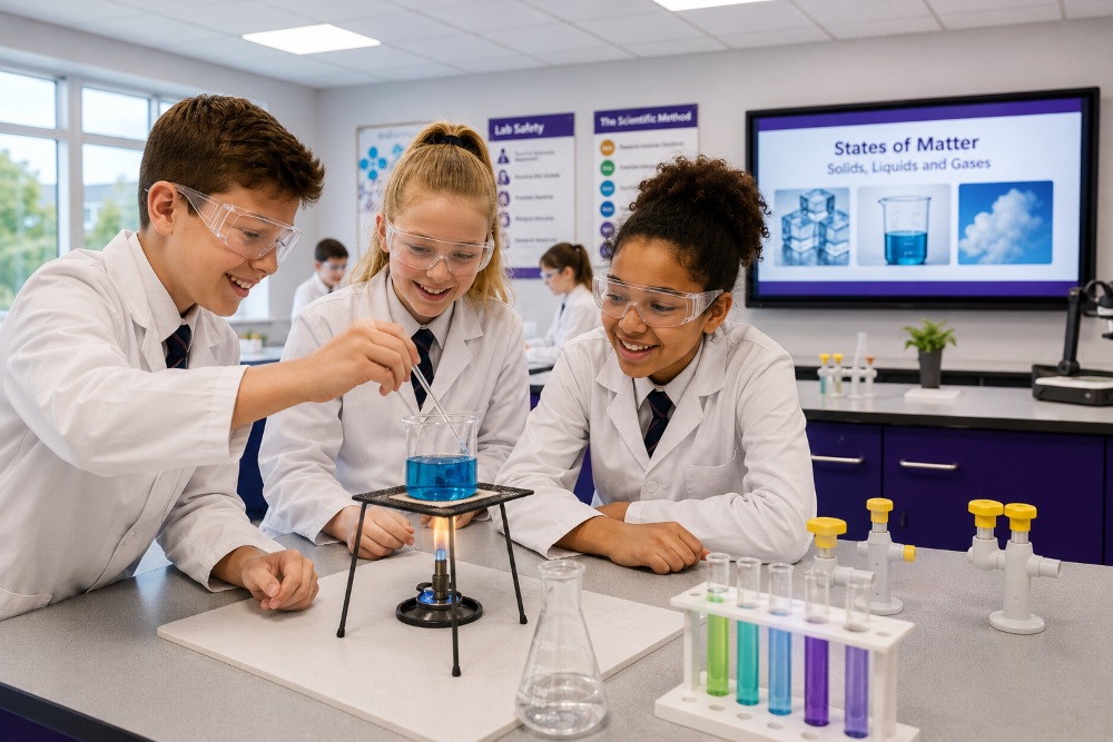 A modern KS3 science classroom