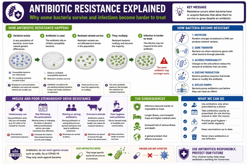 Antibiotic resistance explained