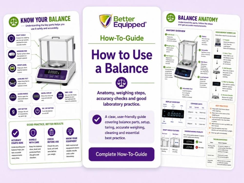 How to Use a Balance including Troubleshooting Tips