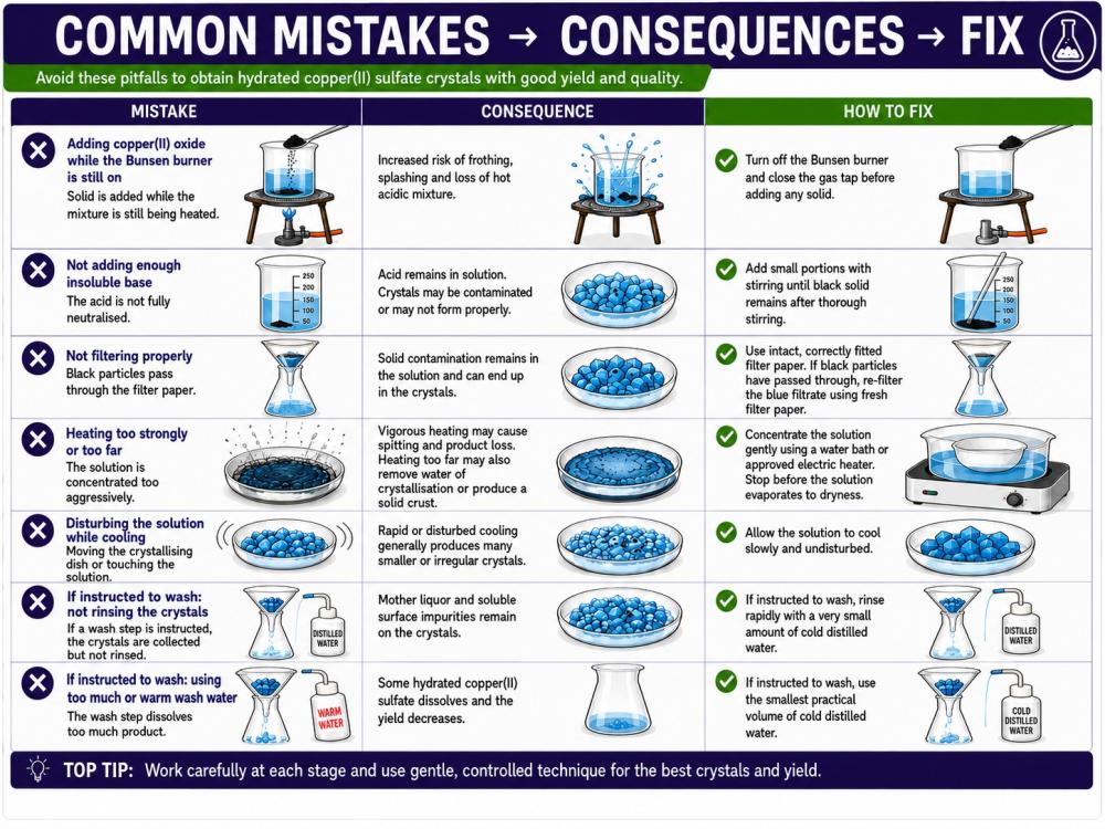 Common mistakes, consequences and fixes