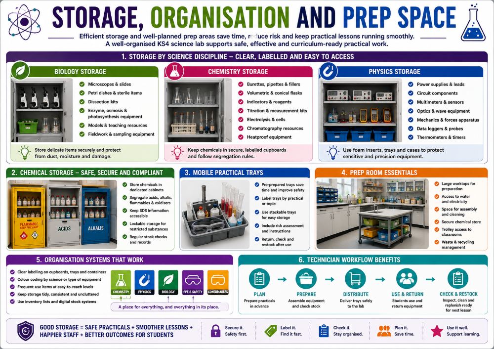 KS4 Storage and Organisation Map
