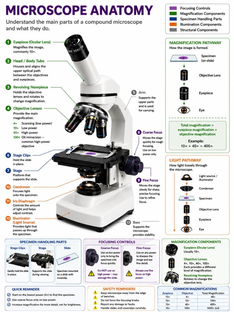 Microscope anatomy image