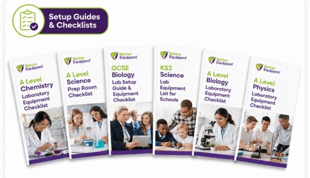 School science classroom and laboratory equipment lists