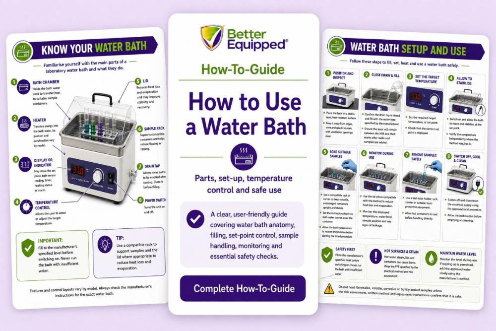 How to Use a Water Bath including Troubleshooting Tips