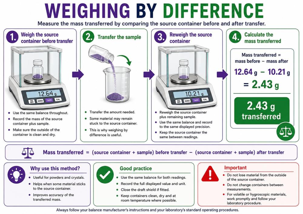 Weighing by Difference
