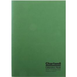 Chartwell Laboratory Book A4 Soft Green 1, 5, 10mm