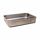 Aluminium Baking Dish No Handles 370 x 265 x 70mm