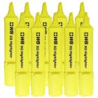 Highlighter Pens Yellow Pack of 10