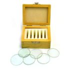 Lens Assorted 6 x 50mm Dia. in Wooden Box
