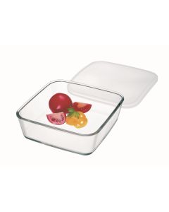 Simax Storage Dish Set with Plastic Lid 1.7L
