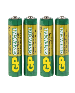 Batteries AAA 1.5V Pack of 4 Zinc Chloride [4034]