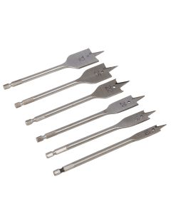 Flat Bit Set 6 Piece 10 - 32mm