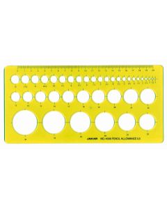 Circle Template with 32 Metric Circles Pack of 10 [945223]