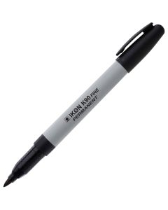Permanent Marker Fine Tip Black Pack of 10 [48605]