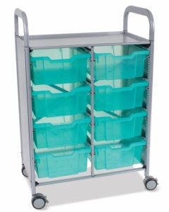 Gratnells Callero Shield Double Trolley 8 Deep [80501]