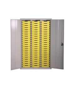 Gratnells Lockable Treble Cupboard 27 Deep Trays [8956]