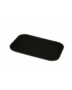 Gengrip 12'' x 16" Rect. Non-Slip Tray Black [778096]