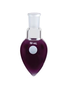A PLUS Jointed Flask, Pear Shaped 50ml 19/26