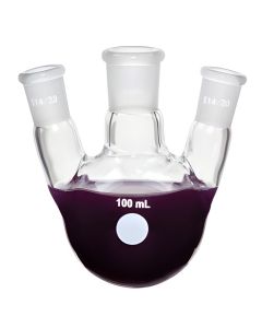 A PLUS Jointed Flask Round Bottom 3 Neck 100ml