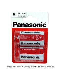 Batteries D Pack of 2 Panasonic [1918]