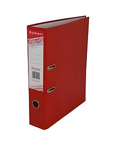 Colour Lever Arch Files Foolscap Pack of 10 Red