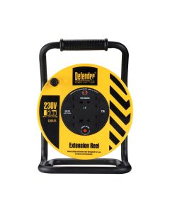 Extension Lead 4 Socket 13 Amp 50 Metre Reel [44987]