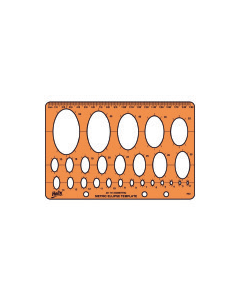 Ellipse Template with 26 Ellipses [45222]