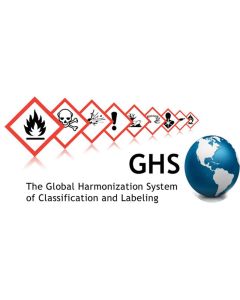 Hazard Warning Labels GHS Premium Explosive 10x10mm Pk of 100 [81030]