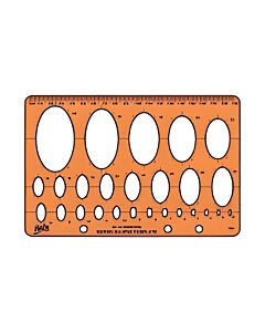 Ellipse Template with 26 Ellipses