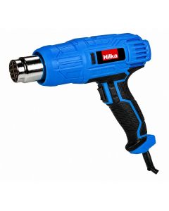 Hilka adjustable 2000W hot air gun with ergonomic grip and variable heat settings for paint stripping, shrink wrapping and DIY applications