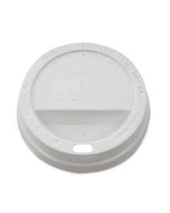 Coffee Cup Lids White 12oz Pack of 100 [9780567]