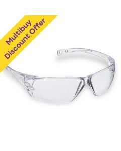 Safety Spectacles/Safety Glasses Wraparound, 1 Unit : Multibuy Discount Offer x 12 Units
