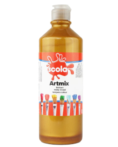Scola Metallic Gold Paint 500ml [45462]
