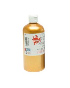 Scola Metallic Gold Paint 500ml Pack of 2 [945462]