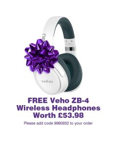 Veho ZB-4 Wireless Headphones FREE GIFT