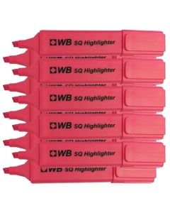 Highlighter Pen Pink Pack of 10 [45162]