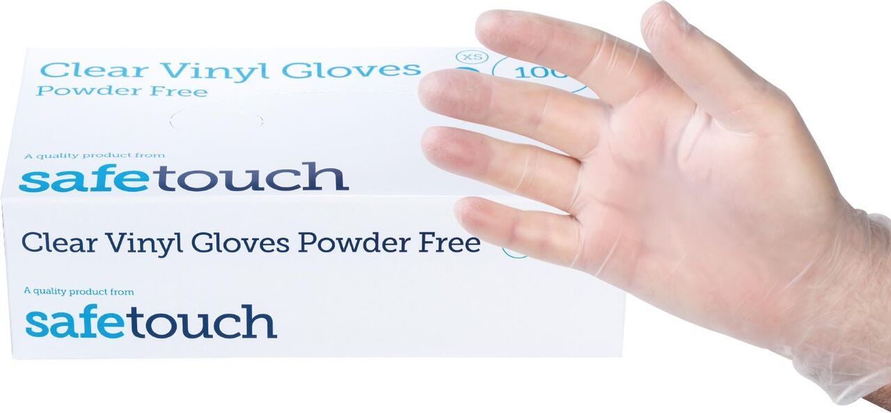 DisposaBull Extra Large Powder-Free Disposable Vinyl Gloves 