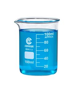 Beaker 3.3. Borosilicate Glass 100ml [0124]