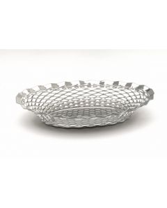 Stainless Steel Oval Basket 11.3/4" x 9.1/4" [777011]