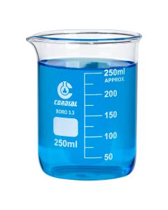 Beakers 3.3. Borosilicate Glass 250ml Pk of 10 [9126]