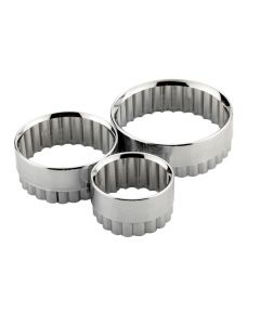 Pastry Cutters - Fluted Pack of 3 [7528]