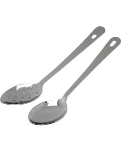 Stainless Steel Perforated Spoon 14" [777273]