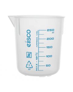 Stackable Plastic Beaker, Easy Read 250ml [3141]