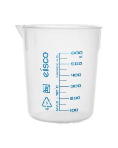 Stackable Plastic Beaker, Easy Read 600ml [3142]
